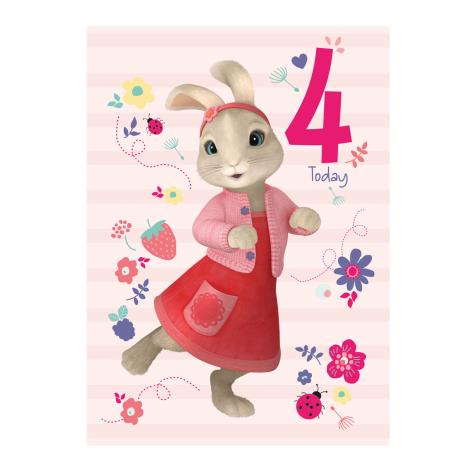 4 Today Peter Rabbit 4th Birthday Card £1.89